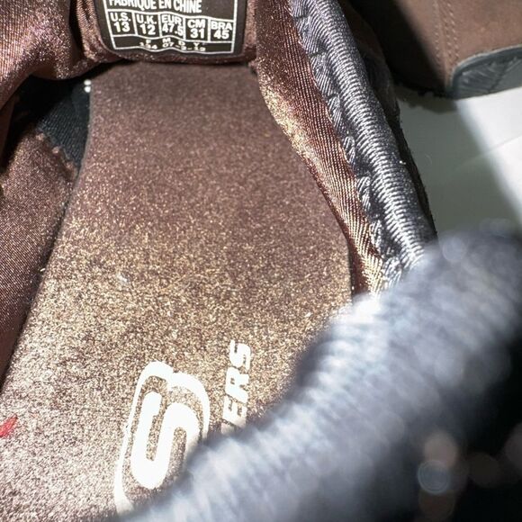 SKECHERS Men 13 Shoes Brown Suede Leather Slip On Sport Moc Lightweight Hike - Picture 11 of 12